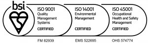 Triple ISO logos