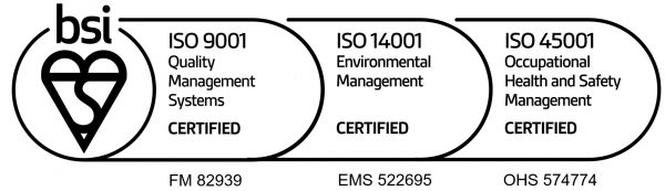 Triple ISO logos